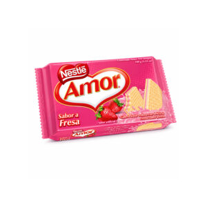 Galleta Amor Wafer Fresa 100 Gr